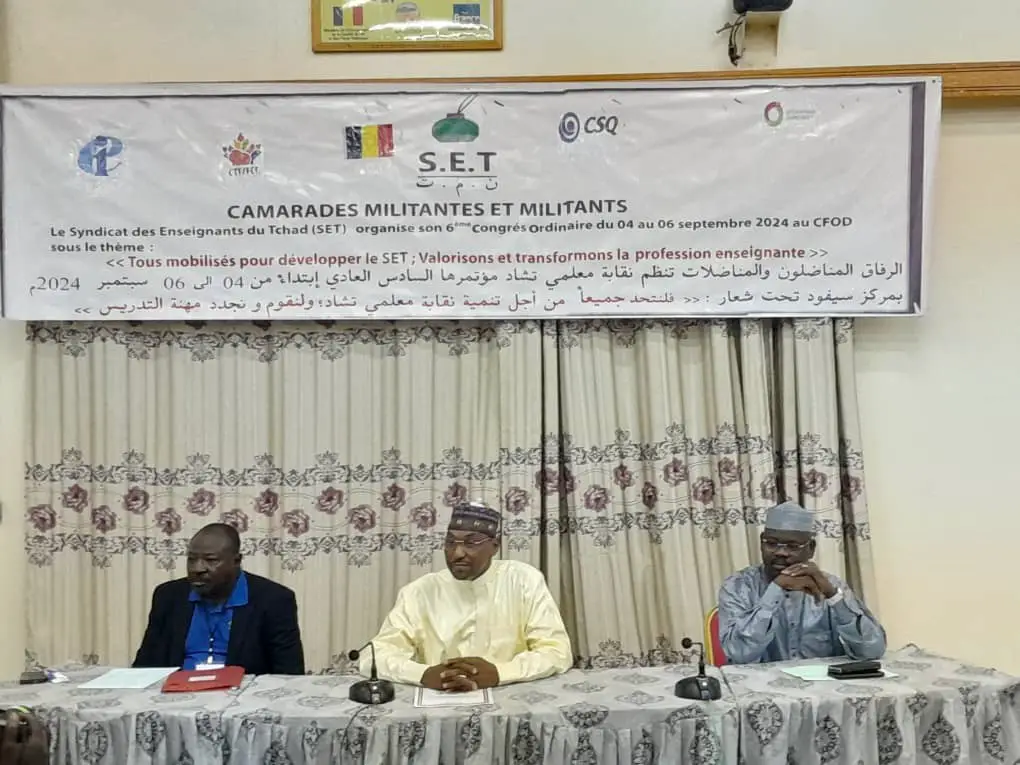 Tchad : Le 6ème Congrès du Syndicat des Enseignants du Tchad (SET) à N'Djaména