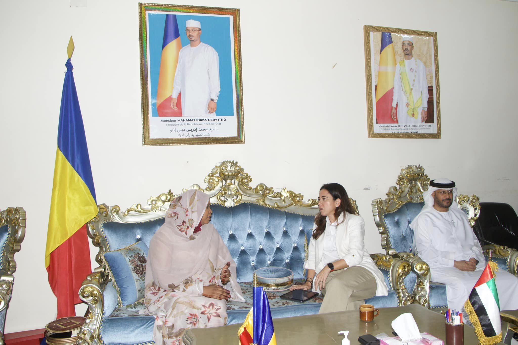 Tchad : Visite conjointe de la Ministre déléguée auprès du Ministre des Affaires Étrangères et de la Sous-Secrétaire d'État émiratie à Abéché