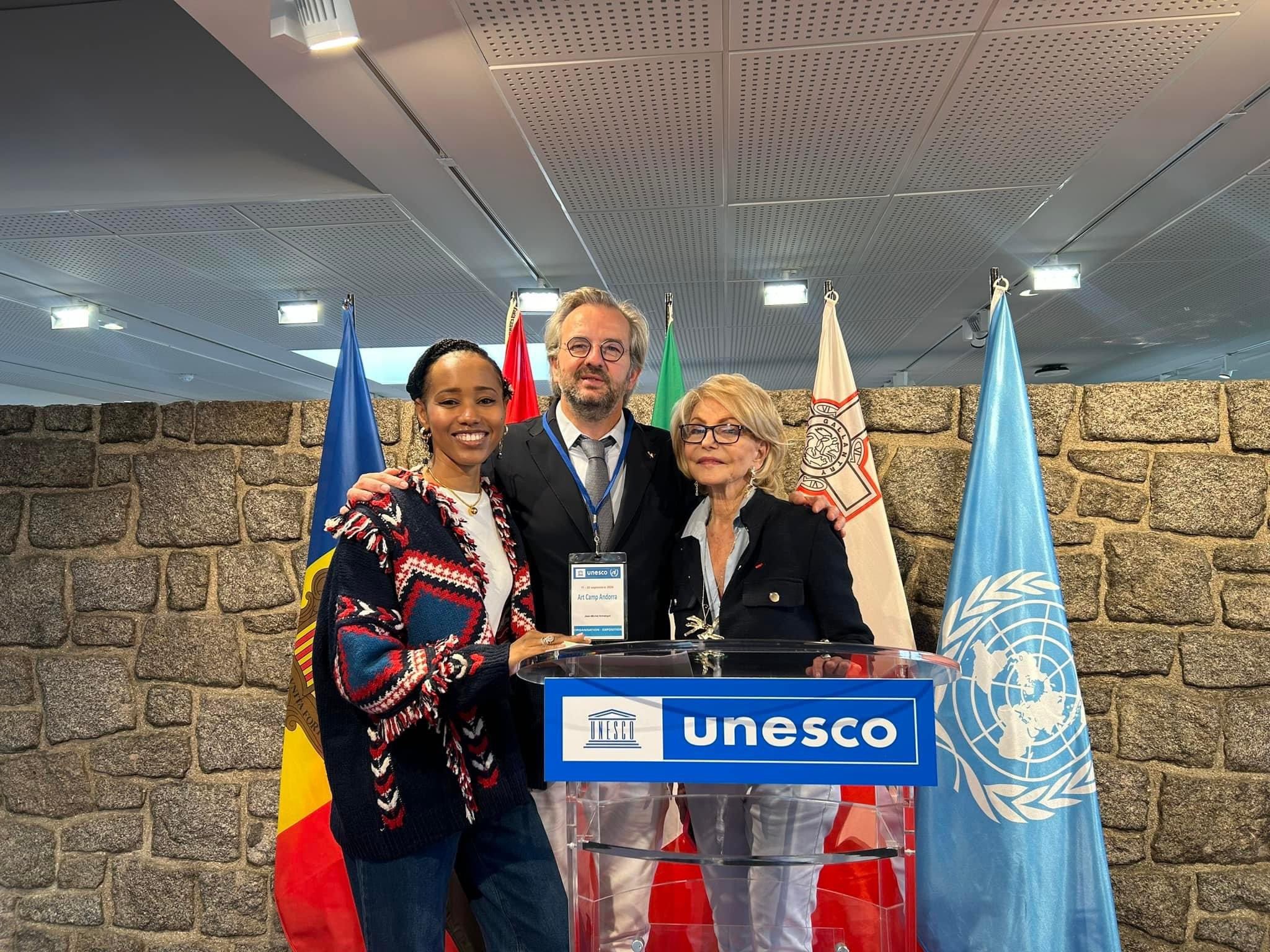 Culture : Le Tchad fièrement représenté à l'exposition "Color for the planet" au siège de l’Unesco à Paris