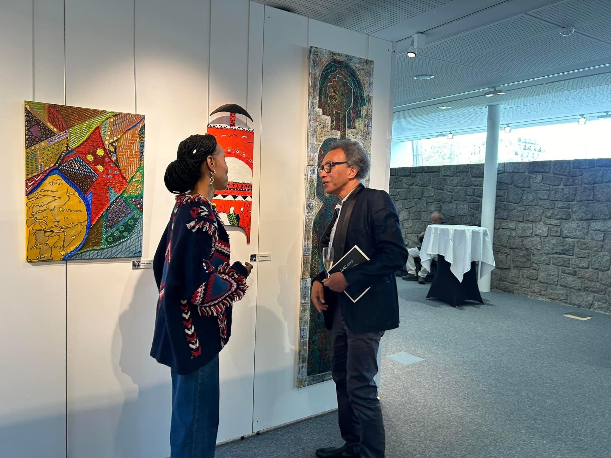 Culture : Le Tchad fièrement représenté à l'exposition "Color for the planet" au siège de l’Unesco à Paris