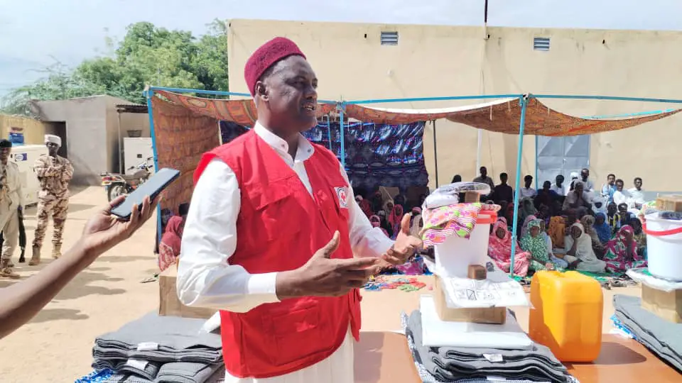 Tchad : La Croix-Rouge du Tchad apporte des aides aux sinistrés des inondations à Ati