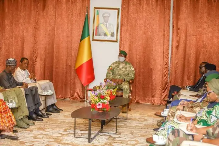 Mali : le président de la Transition accorde une audience à une délégation ministérielle de l’AES