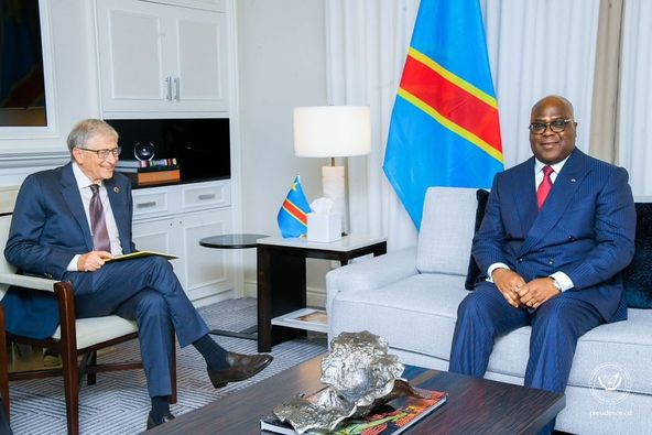 RDC : Rencontre entre Félix Tshisekedi et Bill Gates à New York