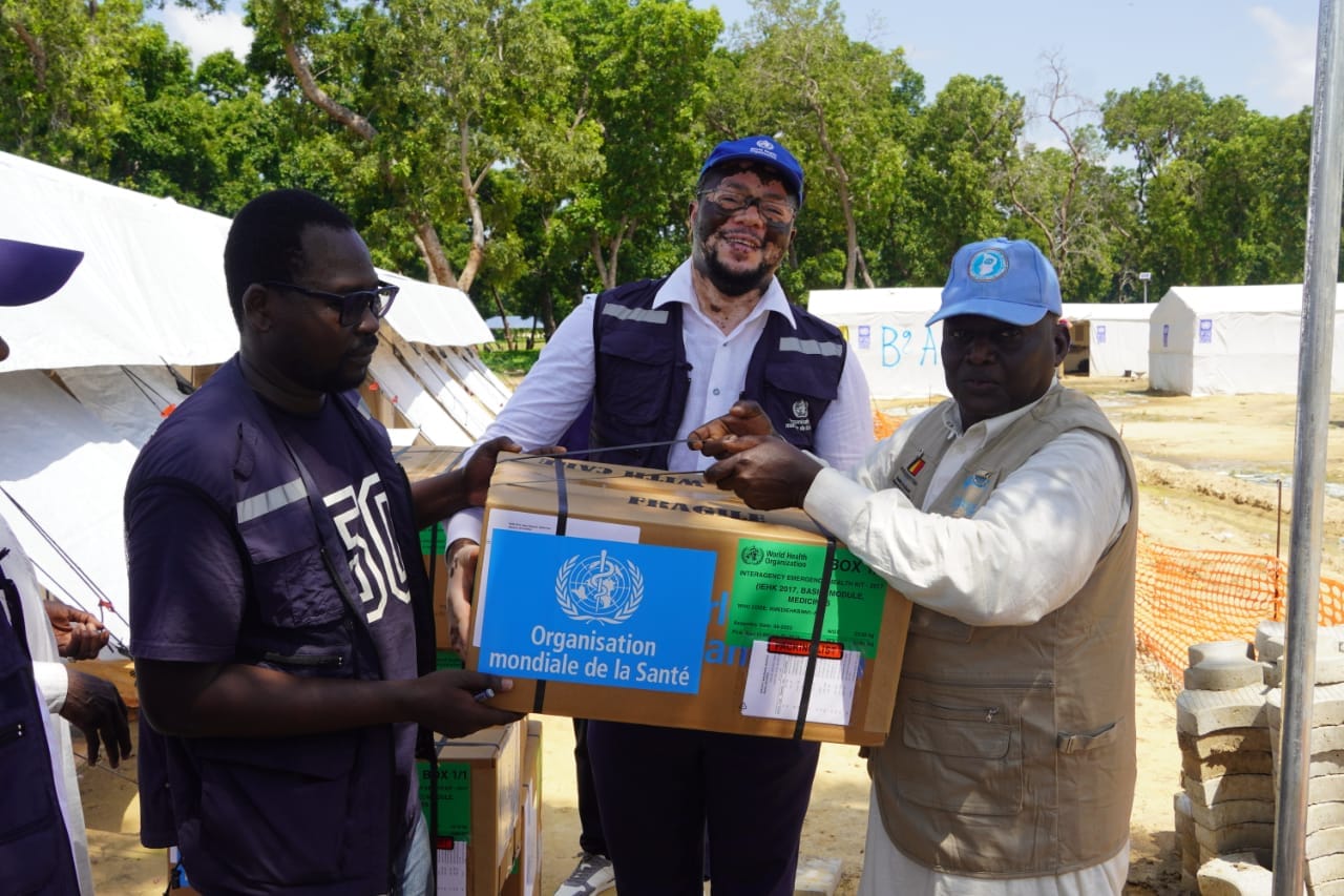 Tchad : Réception de médicaments pour les sinistrés d'inondations du Milézi