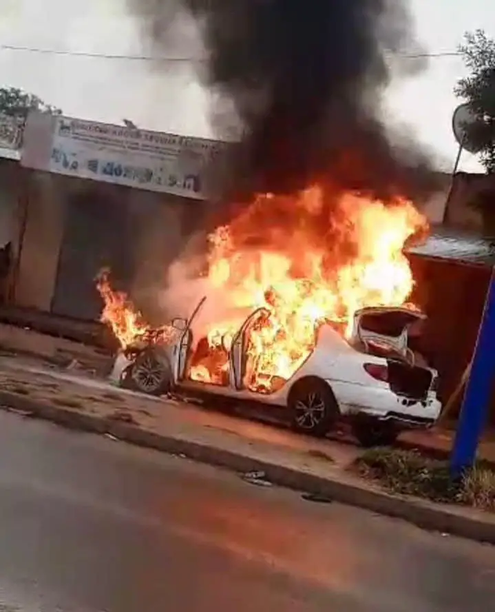 Tchad - Incendie d'une Corolla à N'Djamena : Une famille sauvée de justesse