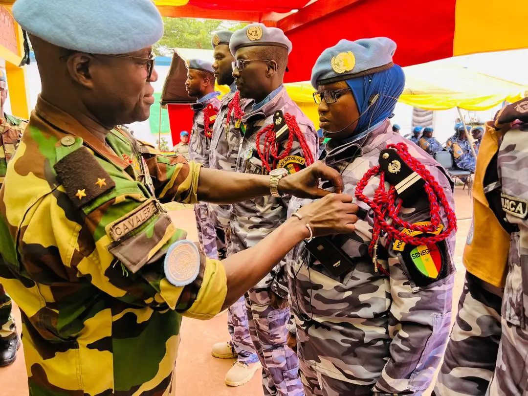 ONU : Les Casques bleus sénégalais honorés pour leur engagement en RCA