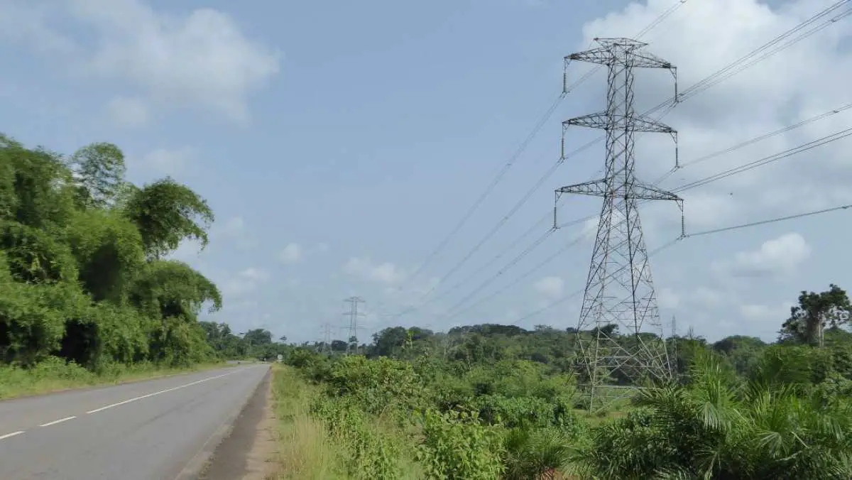 Une ligne de transport de l'électricité / Image : Ecomatin