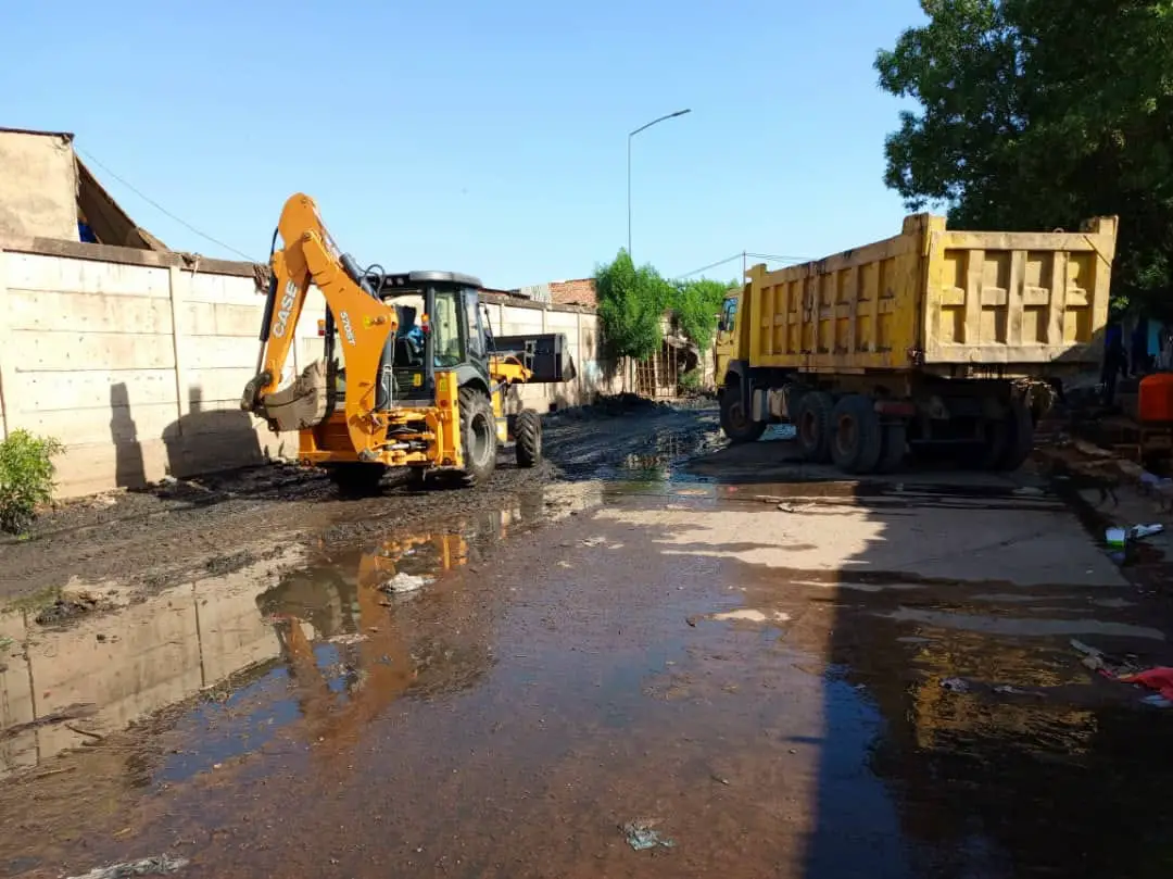 Tchad - N'Djaména : l'avenue Félix Malloum au cœur d'une vaste opération de salubrité