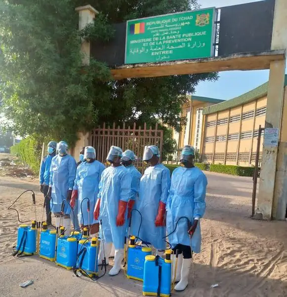 Tchad : Les locaux du ministère de la Santé désinfectés pour un environnement sain