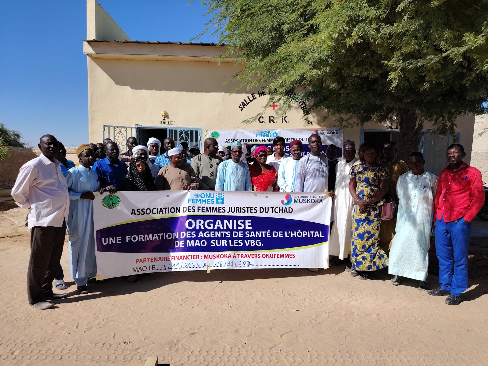 Mao : Les femmes juristes du Tchad forment les agents de santé à la lutte contre les VBG