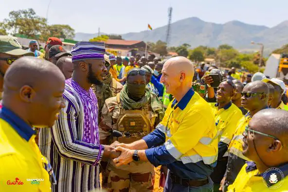 Guinée - Le projet Simandou prend forme : le Général Amara inspecte les avancées à Beyla