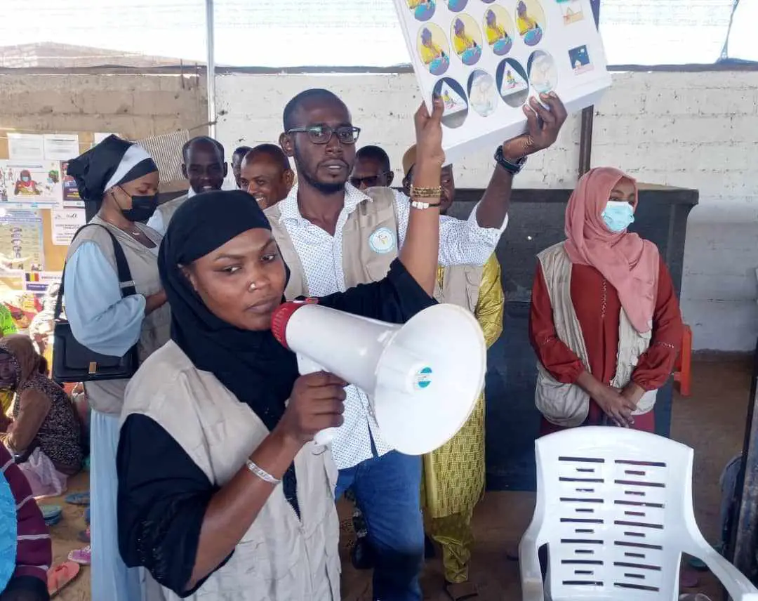 Tchad : l'alimentation du nourrisson au centre d’une sensibilisation de l’Asoc Nutri à Harangadji 1