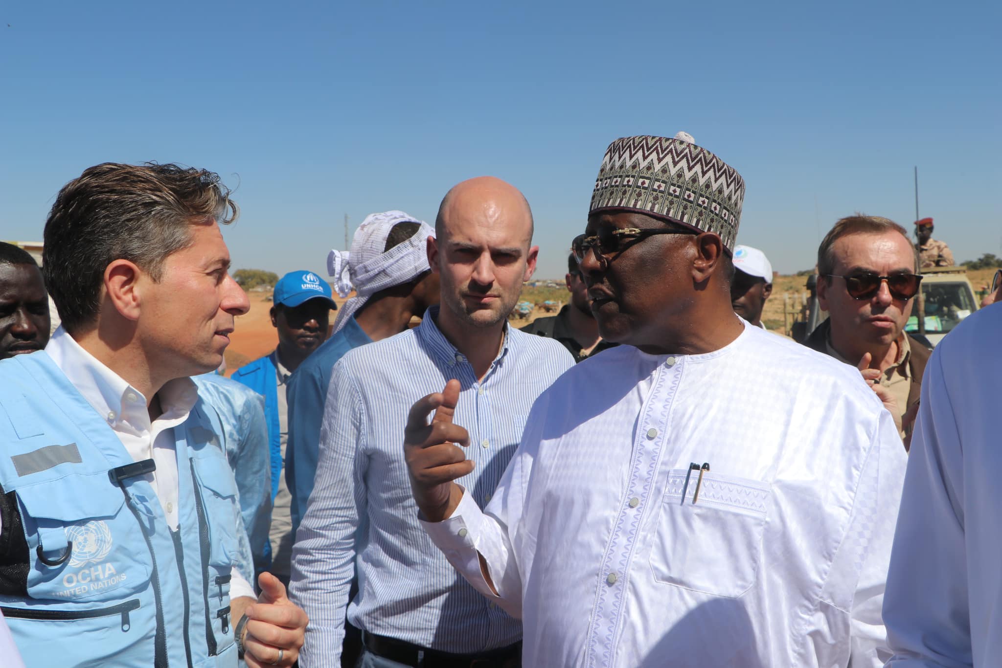 Tchad :  le ministre des Affaires et son homologue français visitent la frontière Tchad-Soudan