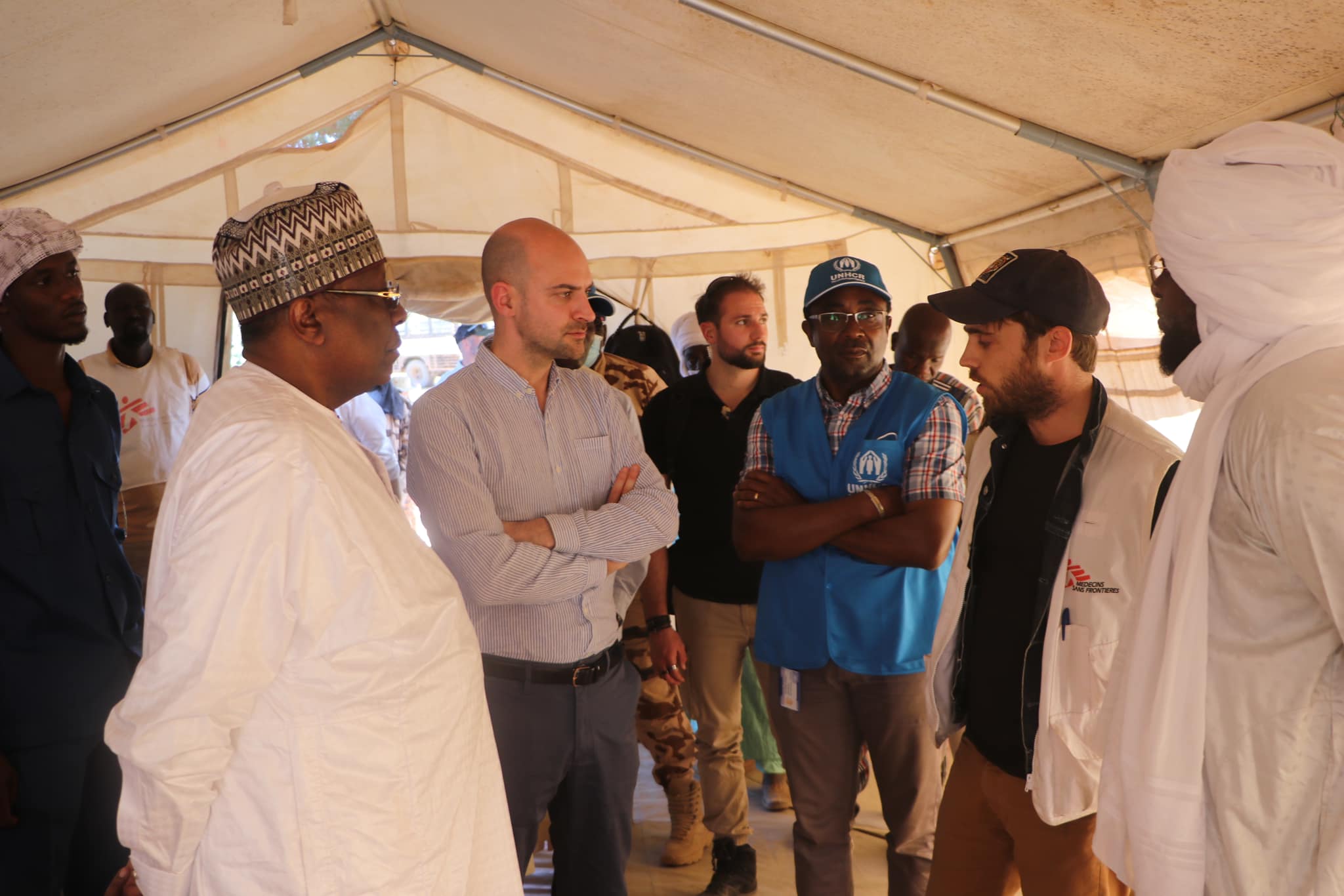 Tchad :  le ministre des Affaires et son homologue français visitent la frontière Tchad-Soudan