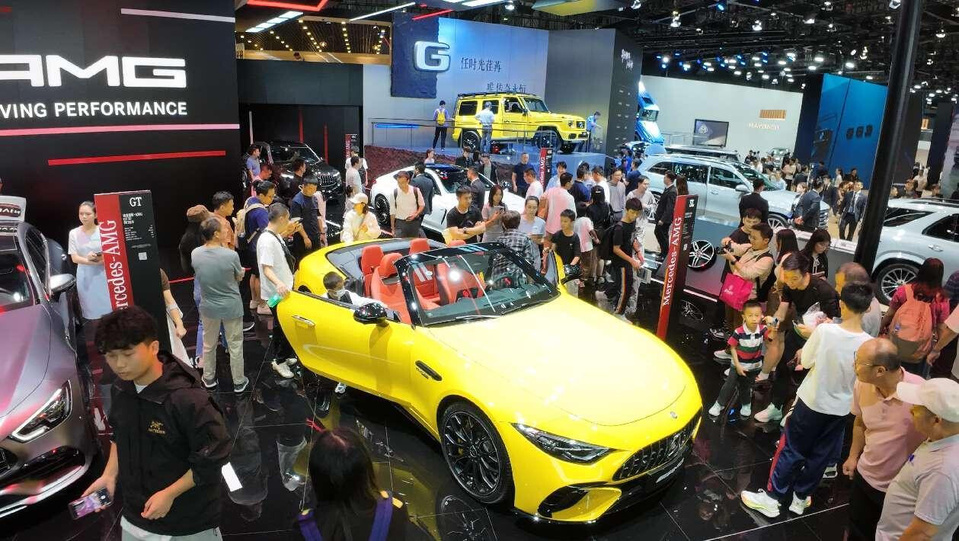 Photo taken on Nov. 17, 2024 shows the 22nd Guangzhou International Automobile Exhibition, in Guangzhou, south China's Guangdong province. (Photo by Ai Shimin/People's Daily Online)