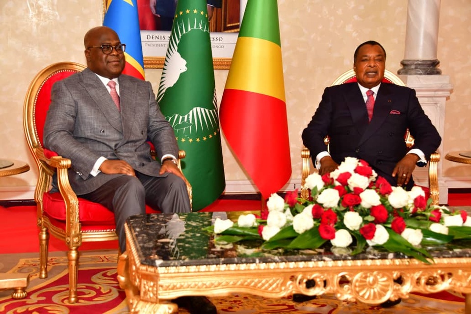 Felix Tshisekedi et Denis Sassou N'Guesso