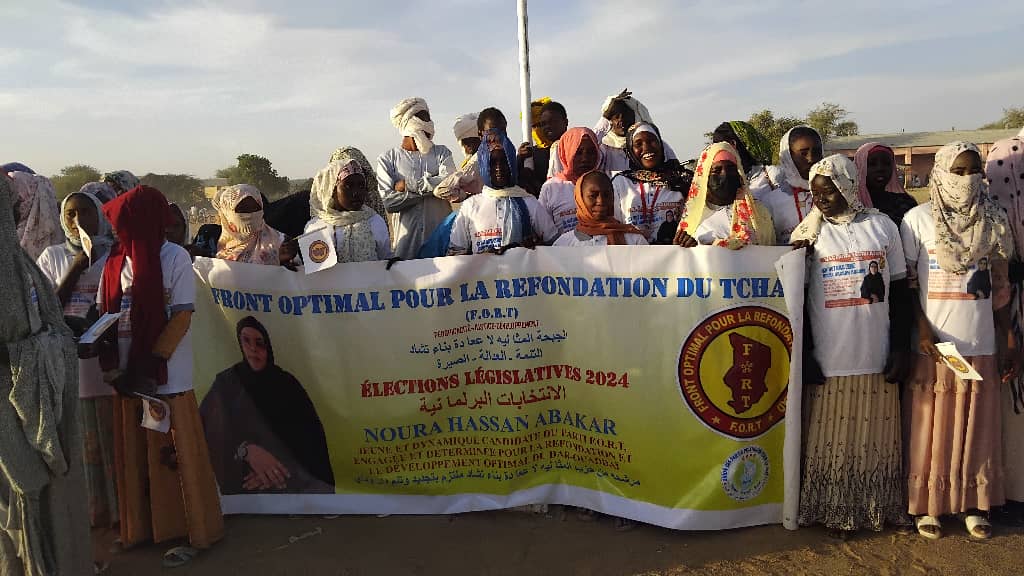 Élections législatives au Tchad : Noura Hassan Abakar mobilise Abougoudam pour le parti FORT