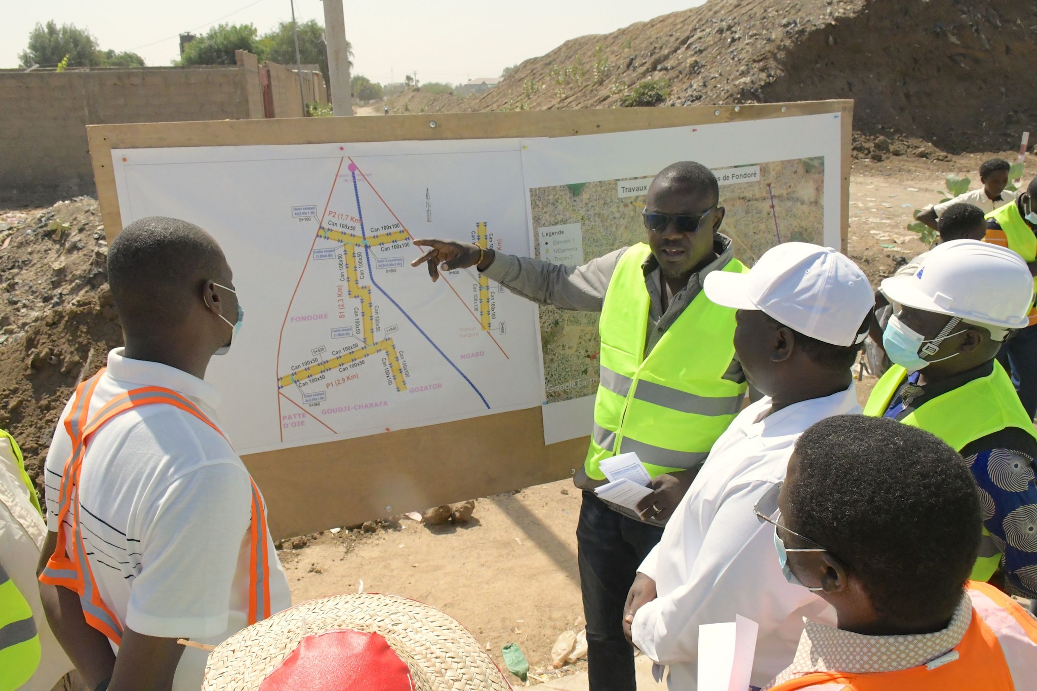 Tchad : Les travaux de bitumage à N'Djaména sous surveillance