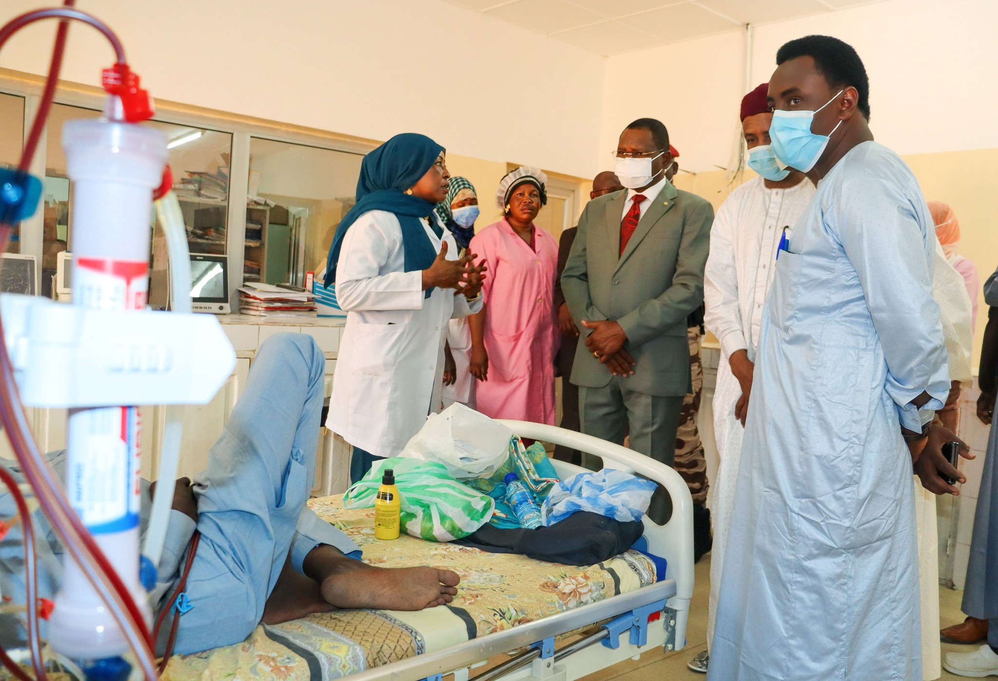 Tchad : visite inopinée du Premier ministre au Centre Hospitalo-universitaire de Référence Nationale