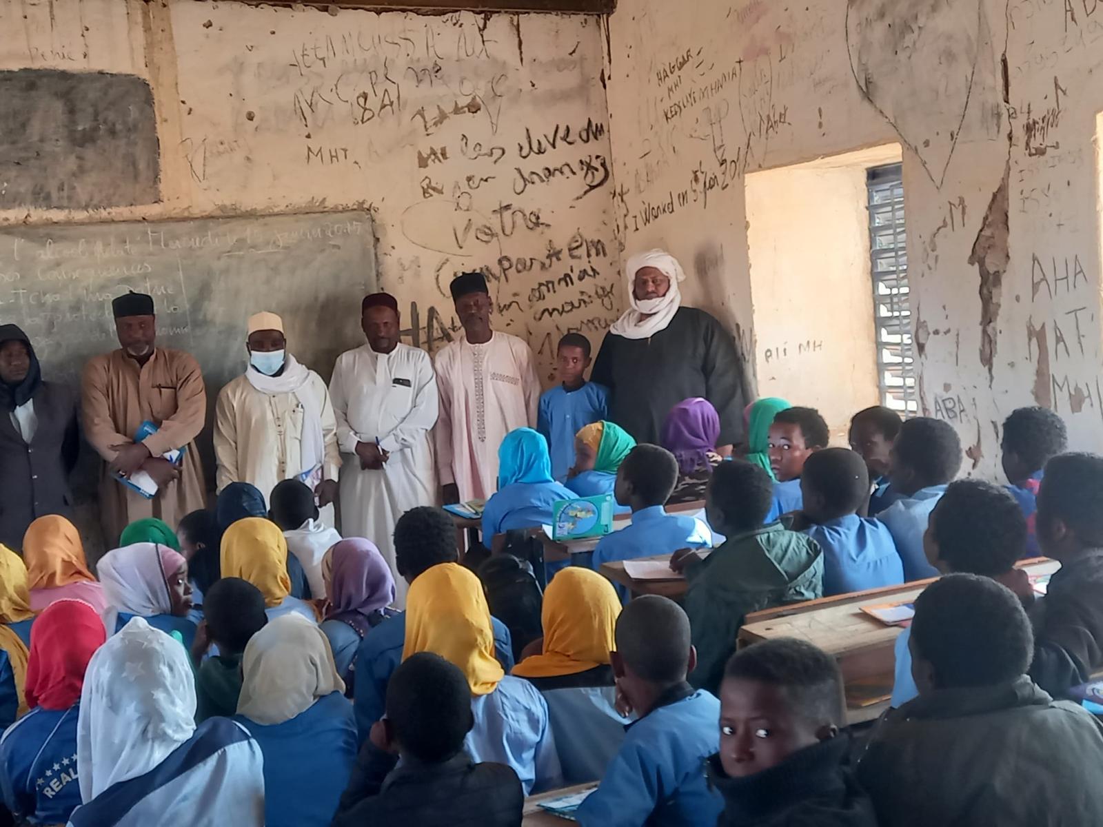 Tchad : le délégué provincial de l'Education du Kanem en mission d’évaluation