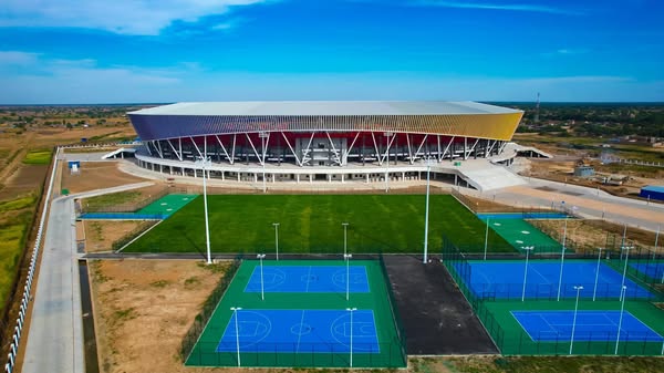 Tchad :  Les travaux de construction du Stade de Mandjafa sont désormais achevés à plus de 95 %