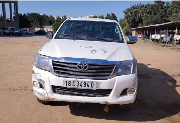 Tchad : La police annonce la récupération d'un véhicule Hilux volé deux jours plus tôt dans le quartier Ambassatna