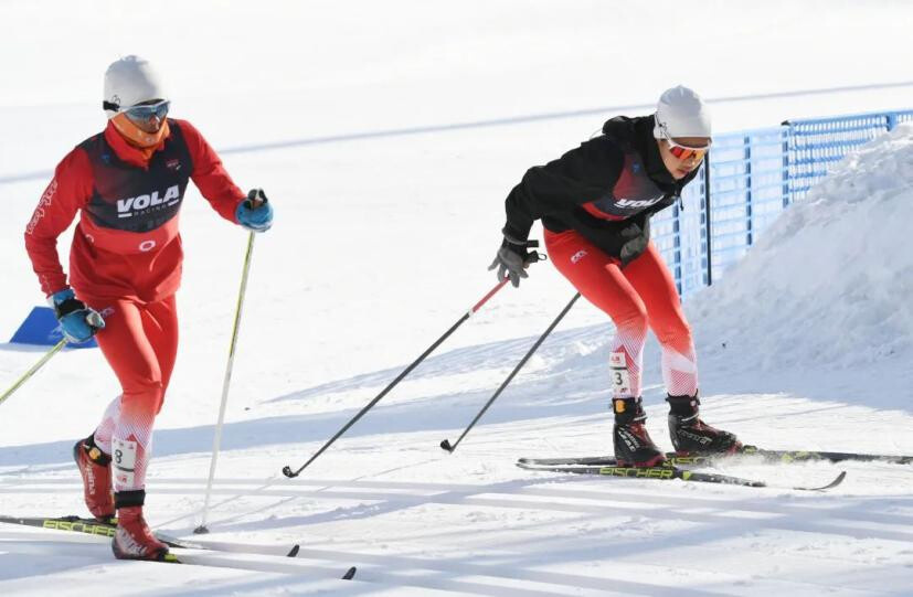 The cross-country skiing test event of the 9th Asian Winter Games is held at the Yabuli Sports Training Base in Harbin, northeast China's Heilongjiang province, Jan. 6, 2025. (Photo from the official website of the 9th Asian Winter Games)