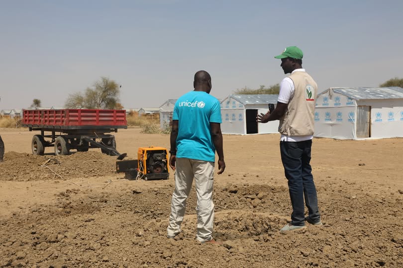 Tchad : L'UNICEF et Sahkal améliorent les conditions sanitaires des réfugiés soudanais à Dougui