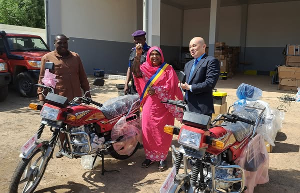 Tchad - N'Djaména reçoit un don de 44 motos de la ville chinoise de Chongqing