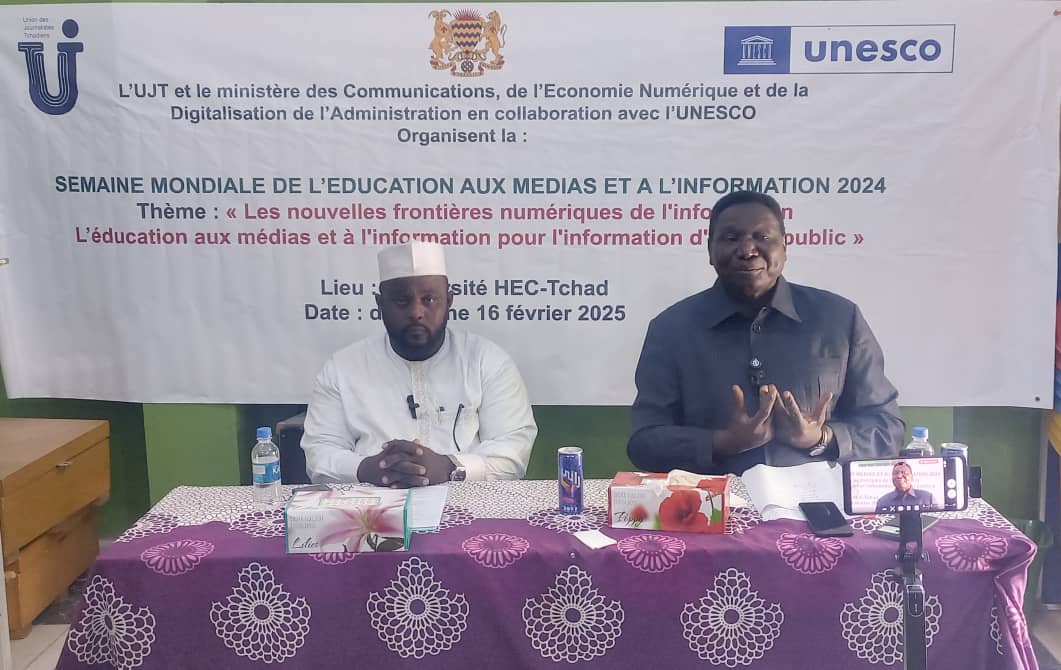 Tchad : L'UJT célèbre en différé la Semaine mondiale de l’éducation aux médias et à l’information 2024