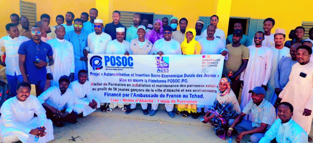 Tchad - Abéché : 50 jeunes formés à l'installation de panneaux solaires pour un avenir énergétique durable