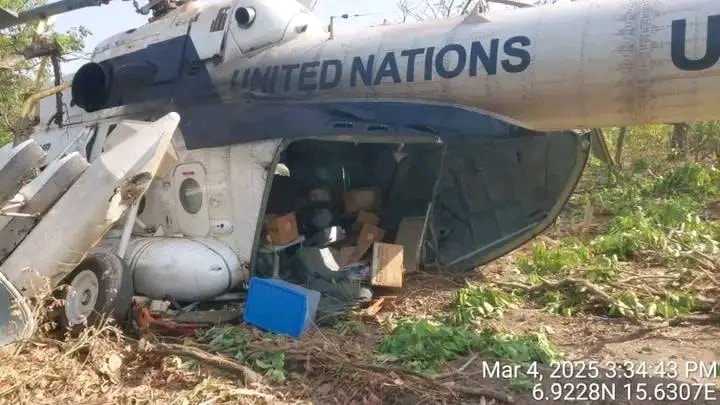 RCA : Crash d'un hélicoptère de l'ONU près de Bocaranga - Deux morts