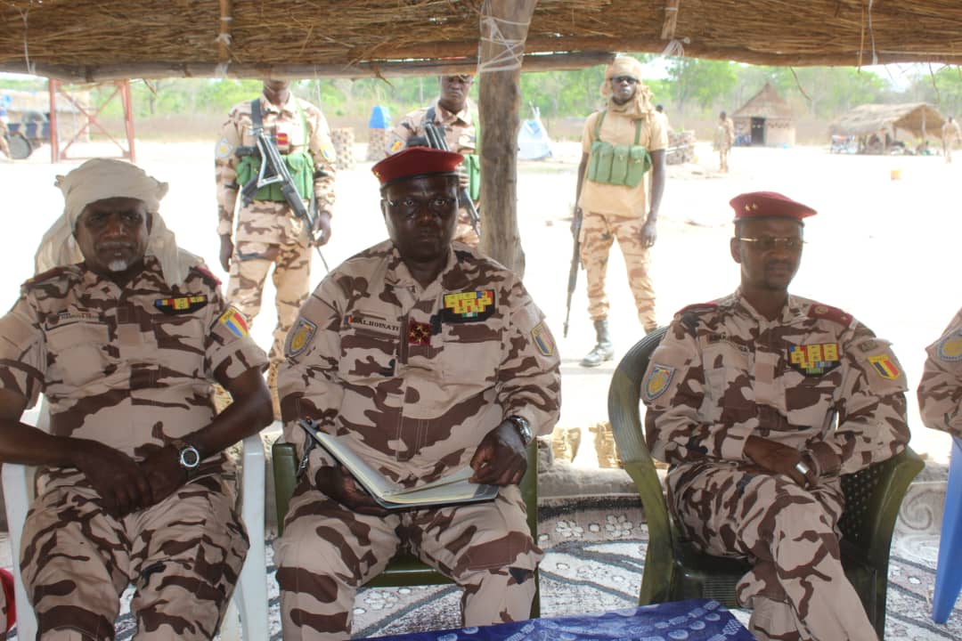 Sécurisation des frontières au Tchad : Le CEMAT en visite auprès des forces déployées dans le Sud