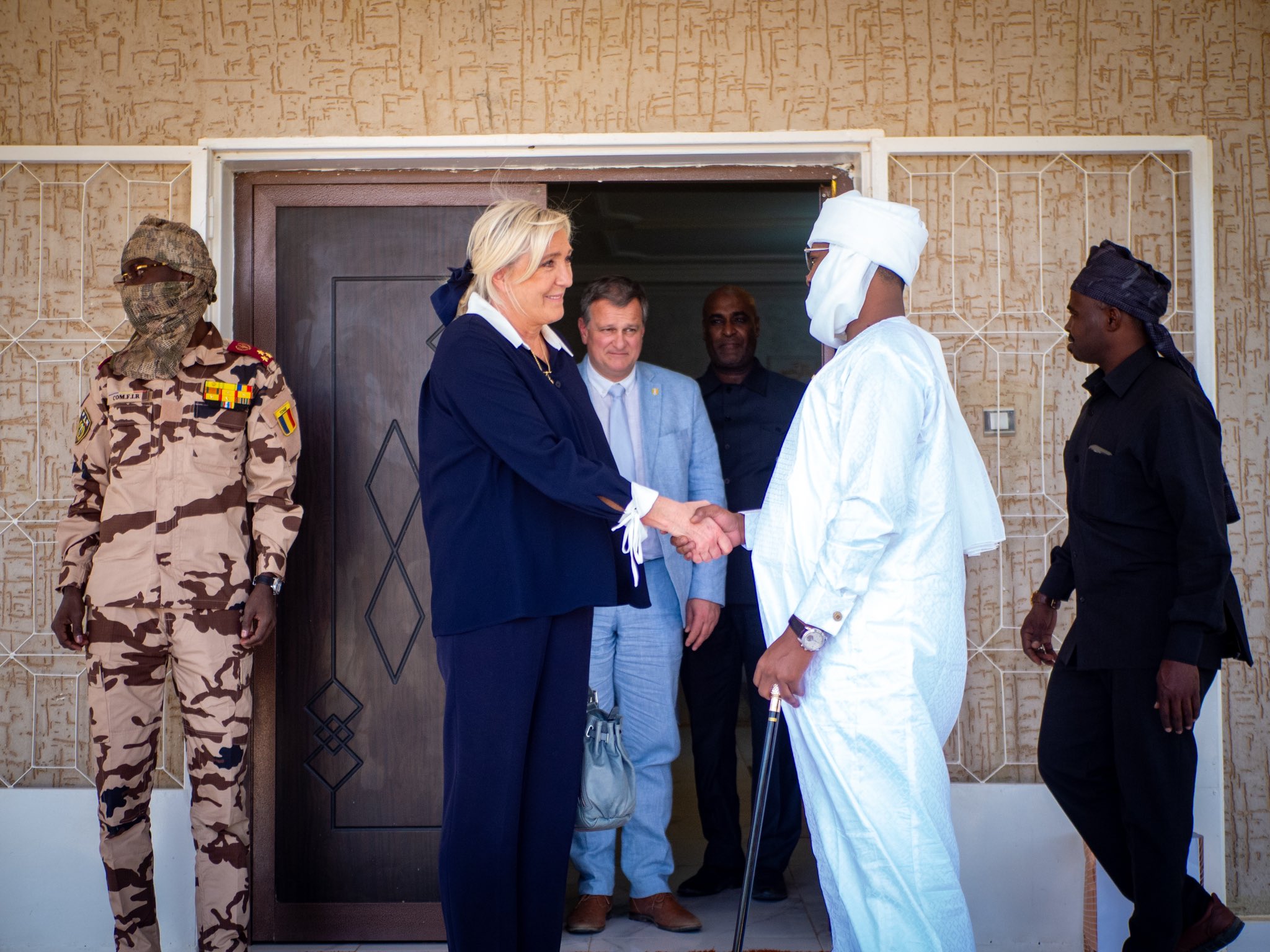 Tchad : Marie Le Pen remercie le peuple tchadien pour son accueil