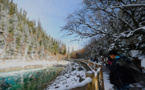 China’s Jiuzhaigou scenic area partially reopens after earthquake