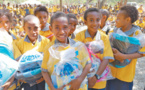 Papua New Guinea students receive Chinese donation of school utensils