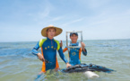 South China’s Hainan Province cultivates grassland under the sea