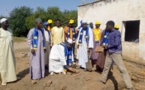 Tchad : pose de la pierre de construction d'un siège départemental du MPS à Koukou Angarana