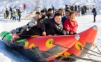 Ice and snow towns flourish in China