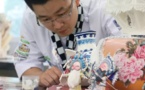 Fondant cakes in traditional Chinese style made by Chinese cake maker enjoy worldwide popularity