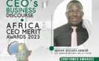 Un autre succès pour le fondateur d'American Happiness Academy : Lauréat du prix du "Meilleur CEO Africain"