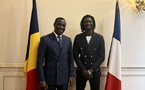 Betel Casimir, champion du monde de taekwondo, reçu par l'ambassadeur du Tchad en France