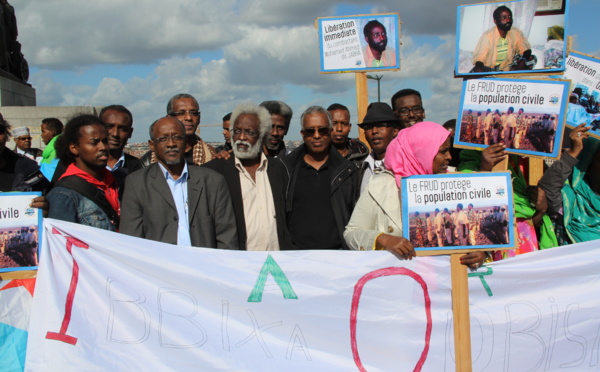 Importante manifestation unitaire des opposants au président de Djibouti à Bruxelles