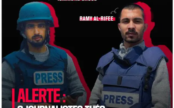 Gaza : Deux journalistes d’Al Jazeera tués lors d’une frappe israélienne