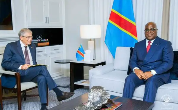 RDC : Rencontre entre Félix Tshisekedi et Bill Gates à New York