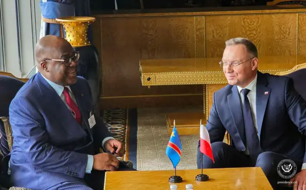 RDC-Pologne : entretien entre les présidents Félix Tshisekedi et Andrzej Duda