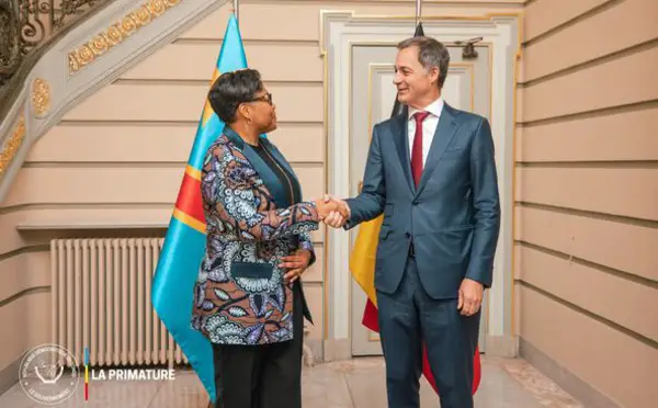 RDC : Rencontre entre la Première Ministre Judith Suminwa Tuluka et le Premier Ministre belge Alexander De Croo