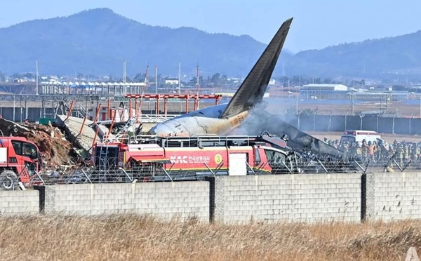 Crash du Boeing 737-800 de Jeju Air en Corée du Sud