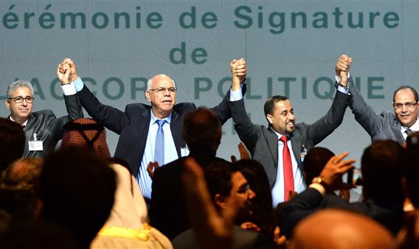 Signature d'un accord inter-libyen historique à Skhirat