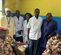 Tchad: le Chef d'état-major Général des Armées 1er Adjoint a donné volontairement son sang, un geste louable et humanitaire